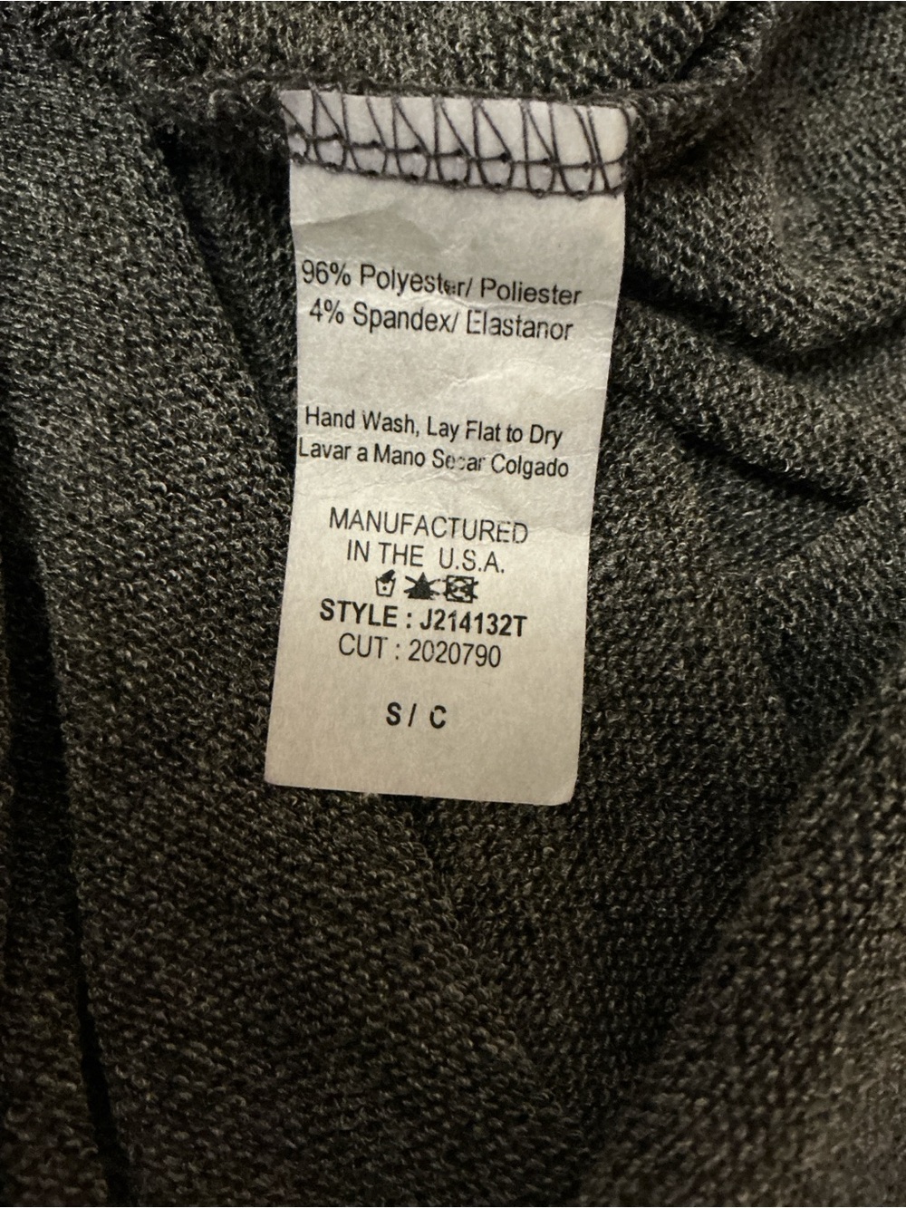 Bundle of 2 very nice, comfortable gray tops, size Small, versatile - Picture 4 of 8